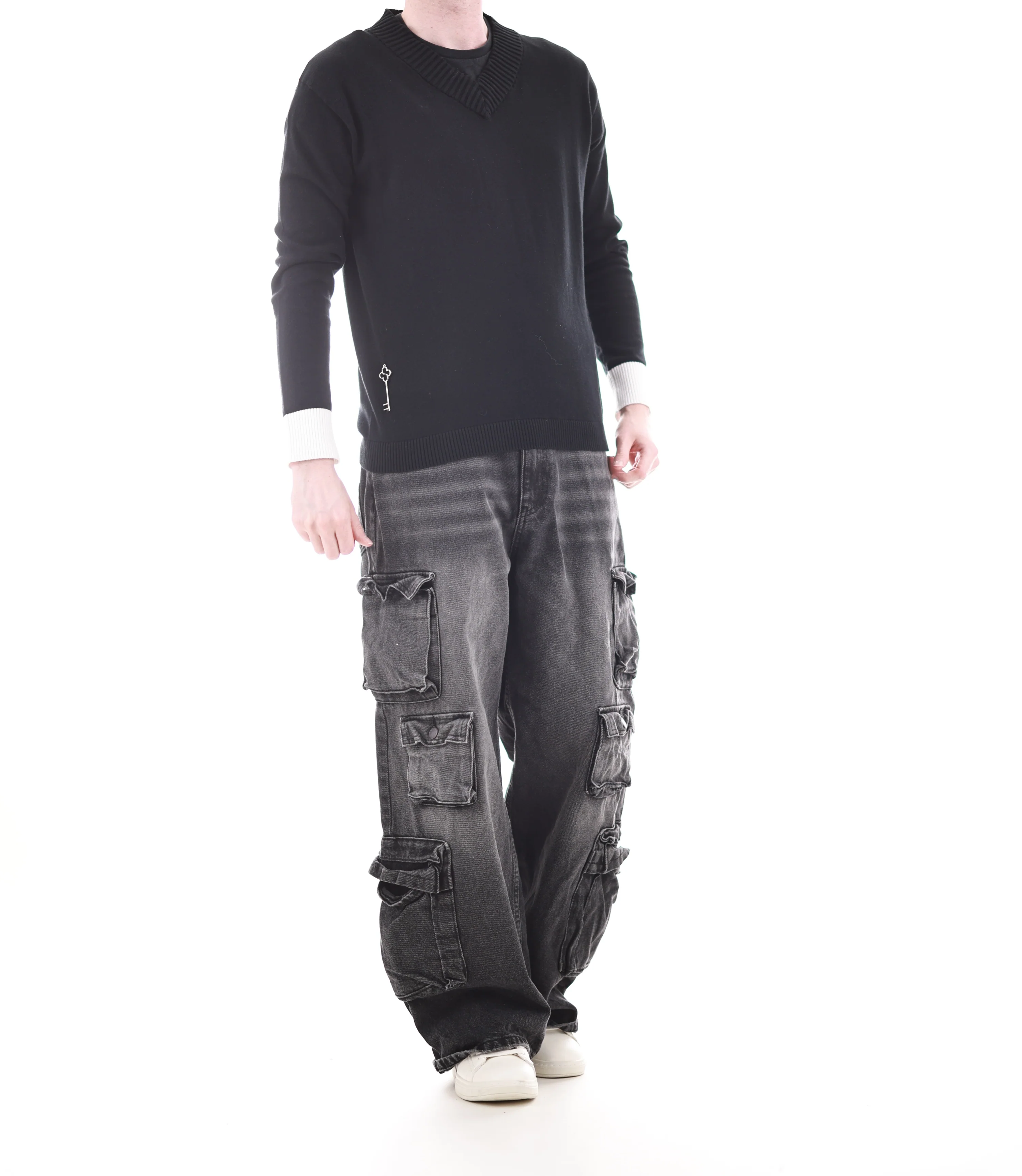 Signature V-Neck Sweater Preorder - Image 9